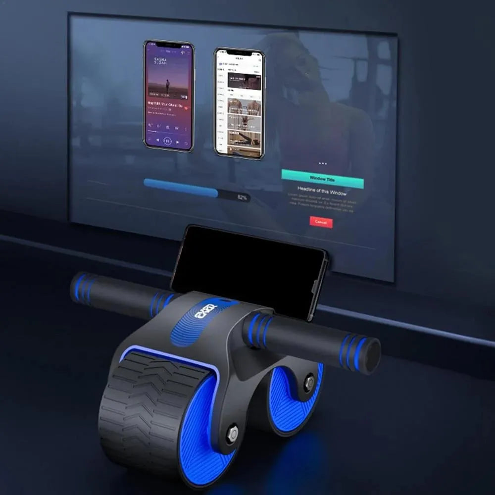 Automatischer Bauchroller – Effektiver Bauchtrainer für Bauchroller Übungen mit Rückprallfunktion-4