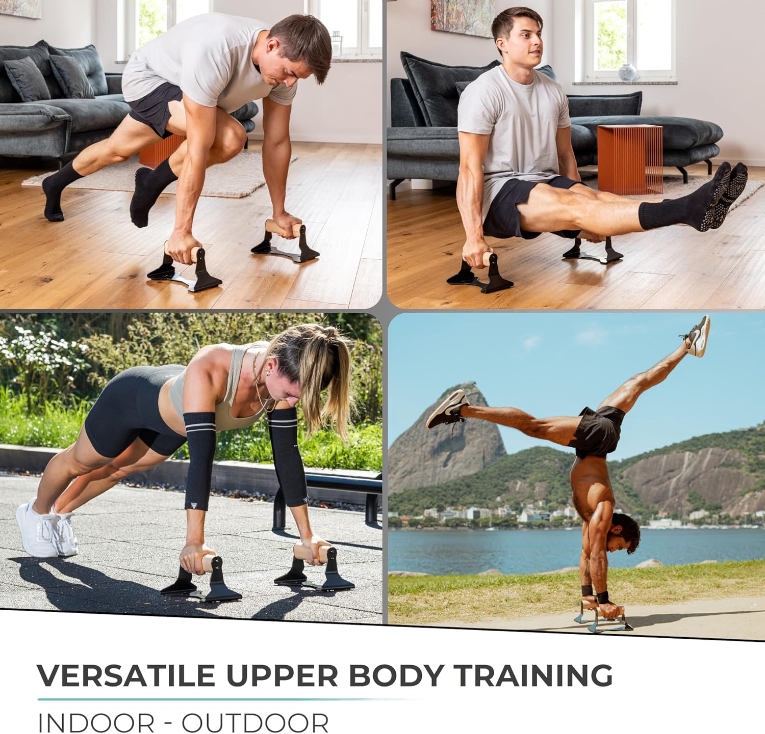 Ergonomische Holzschubparalletten Mit Anti-Rutsch-Boden Für Sicheres Training-5