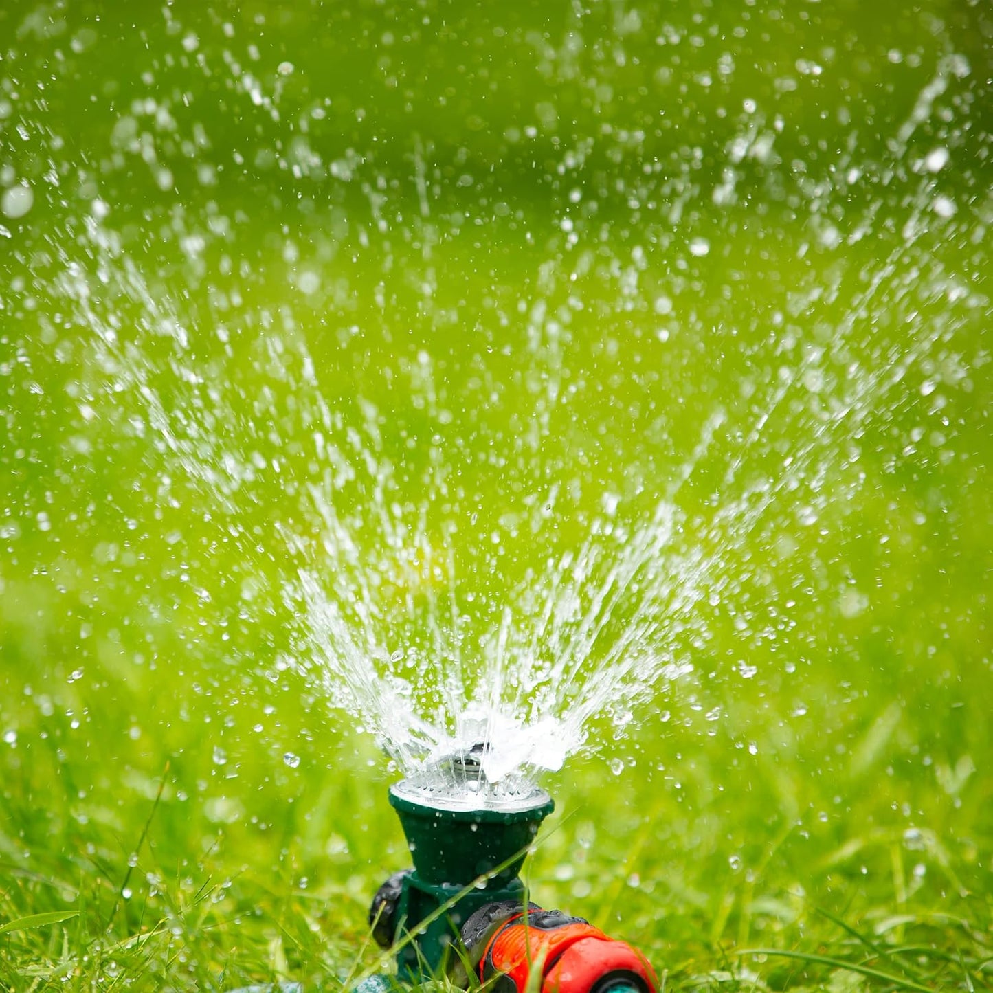 HydroSpin 360 Rasensprenger – Metall – 360° Garten