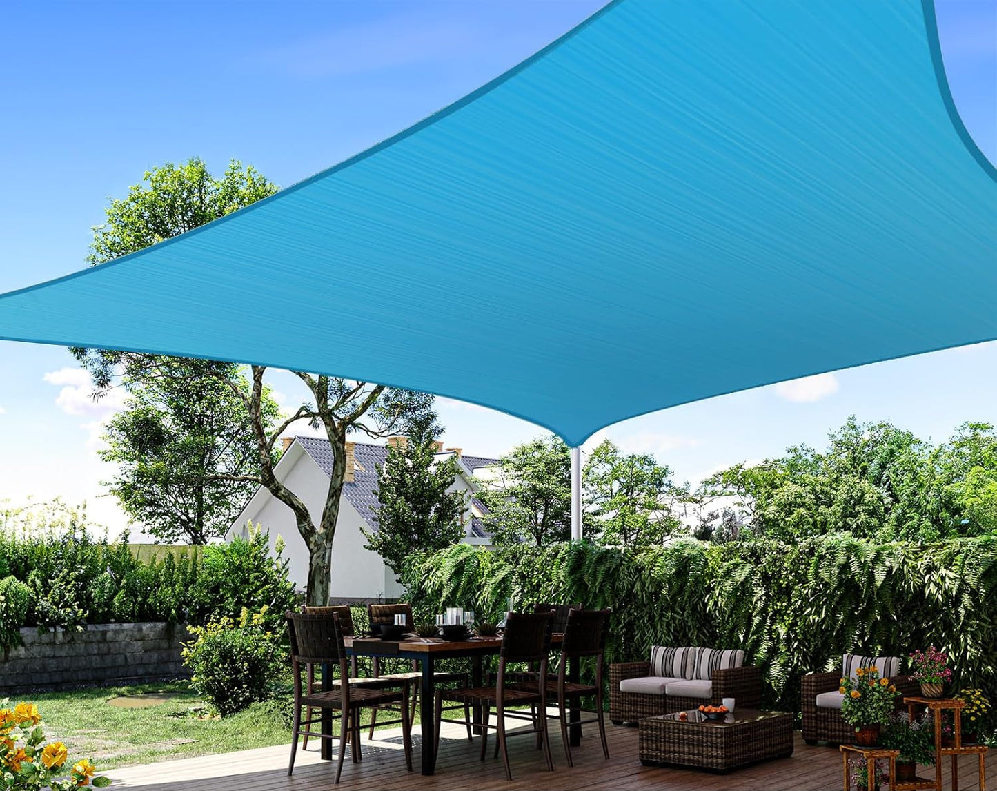 Sonnensegel UV-Schutz - Rechteckig - Garten & Terrasse