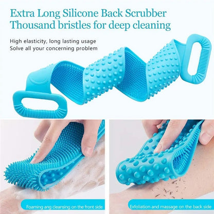 Massage Pinsel Pro – Silikon-Körperpeeling für glatte & strahlende Haut