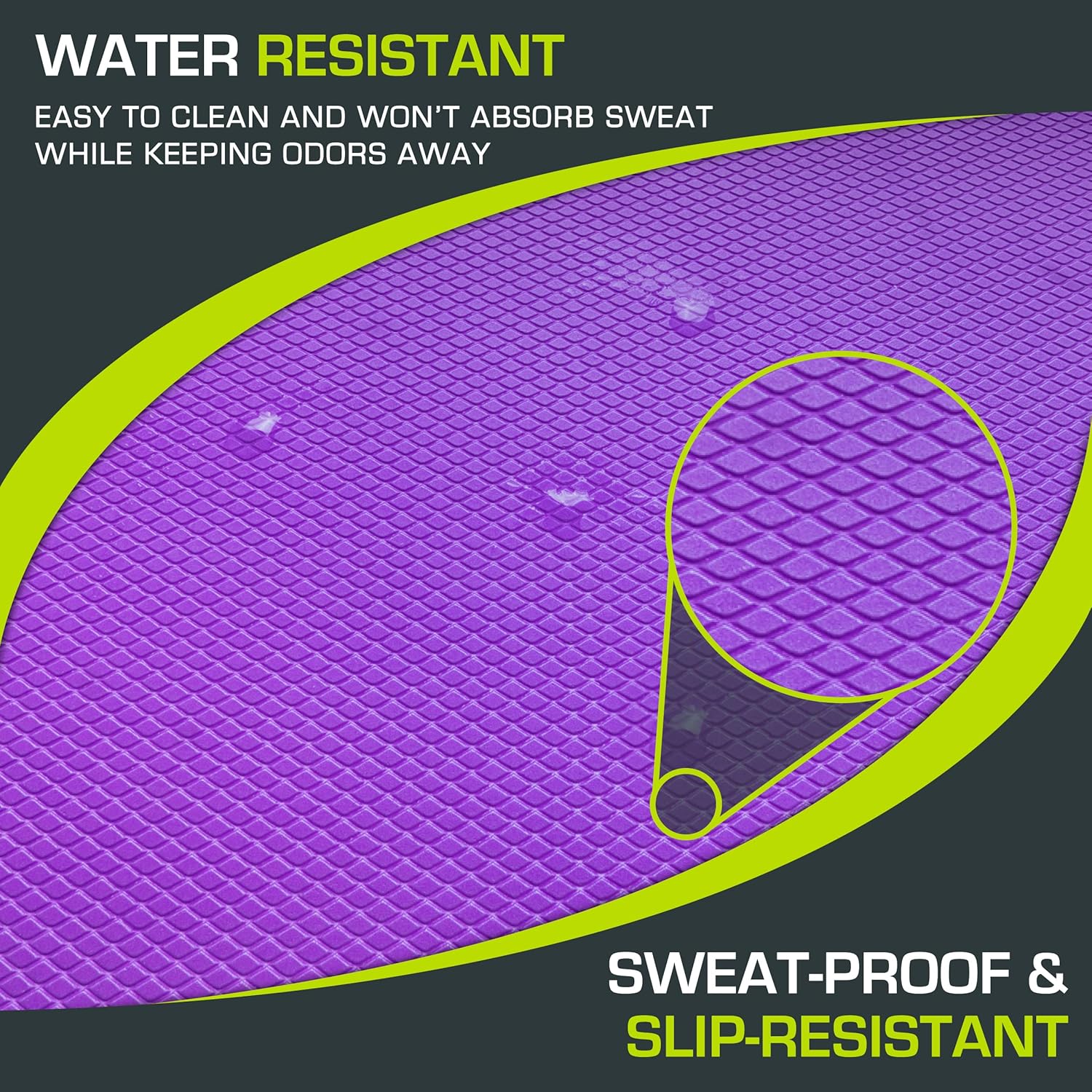 Rutschfeste Yogamatte für Yoga und Stabilitätstraining - BalancePro Schaumstoffmatte-4