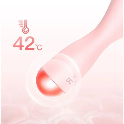 Glowpure – Elektrischer Gesichtsreiniger mit LED-Licht & 42 °C Wärmetechnologie | Silikon Hautpflegegerät mit Klangvibration