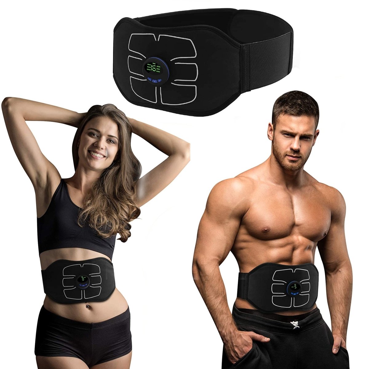 Flextone Sculpt - EMS Bauchmuskeltrainer Gerät für Effektives Training in 15 Minuten-1