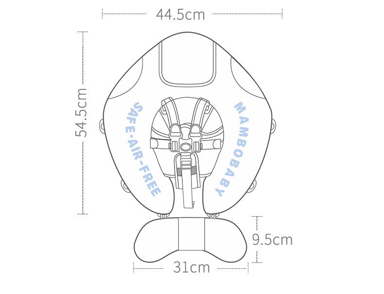 Baby Swim Ring with Canopy – Babyschwimmring mit Sonnenschutz & Tiermotiv für sicheres Planschen im Sommer