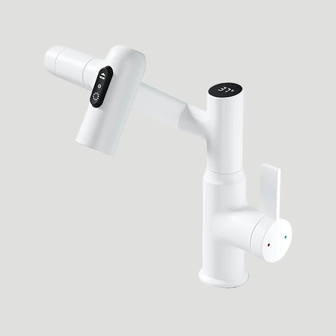 Variant image for Wasserhahn Küche Chrom 360° Drehbar Standard Messing Höhenverstellbar-3
