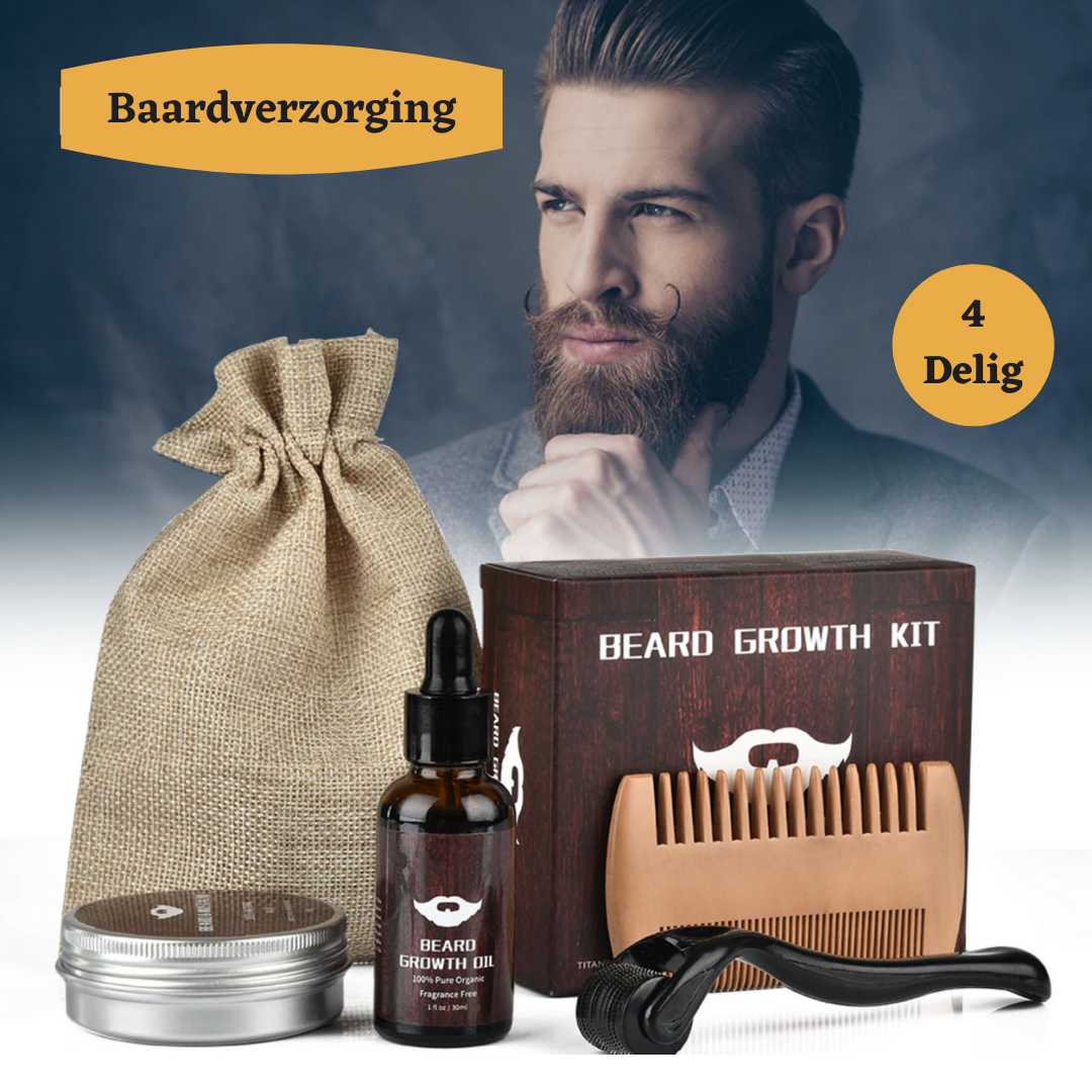 Bartboost Bartwachstum Set mit Mikronal-Technologie, Bartöl und Pflegeprodukte für gesunde Haut-3