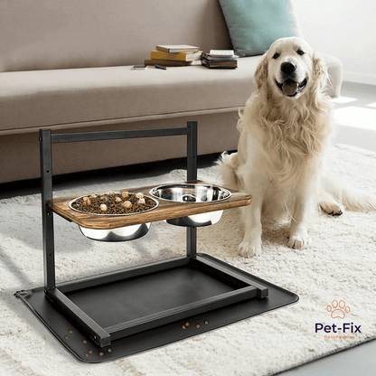 Snackhaven - Luxus erhöhte Fütterungsstation für Hunde-3