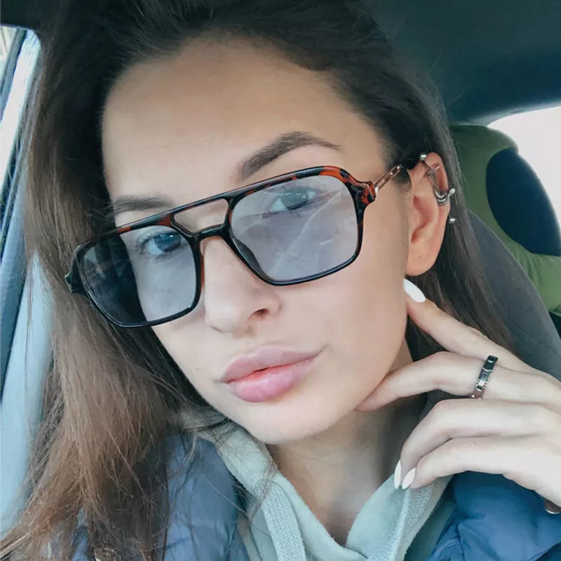 FASHIONVIEW – Stilvolle quadratische Sonnenbrille für Frauen mit UV400-Schutz