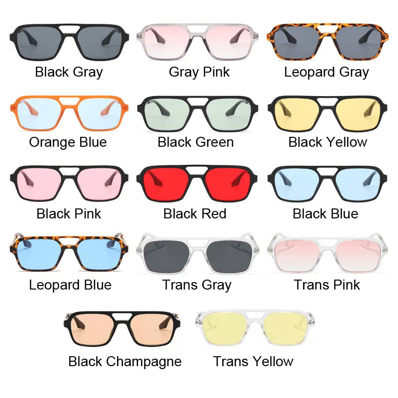 FASHIONVIEW – Stilvolle quadratische Sonnenbrille für Frauen mit UV400-Schutz