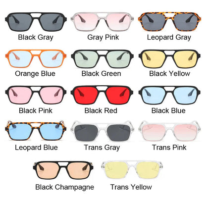 FASHIONVIEW – Stilvolle quadratische Sonnenbrille für Frauen mit UV400-Schutz