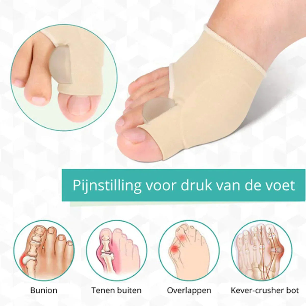 CompressCare Teen Korrektor gegen Hallux Valgus - Schmerzfrei & Atmungsaktiv-6