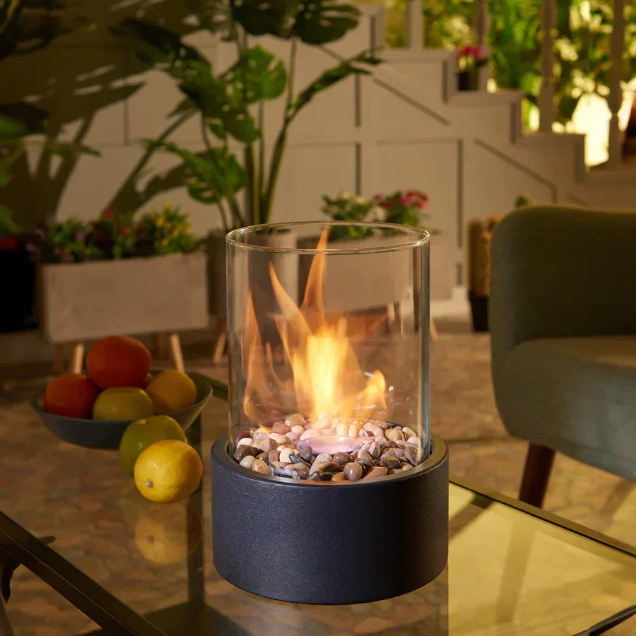 CosyFlame – Moderner Tischkamin mit echten Flammen & rauchfreier Bioethanol-Befeuerung
