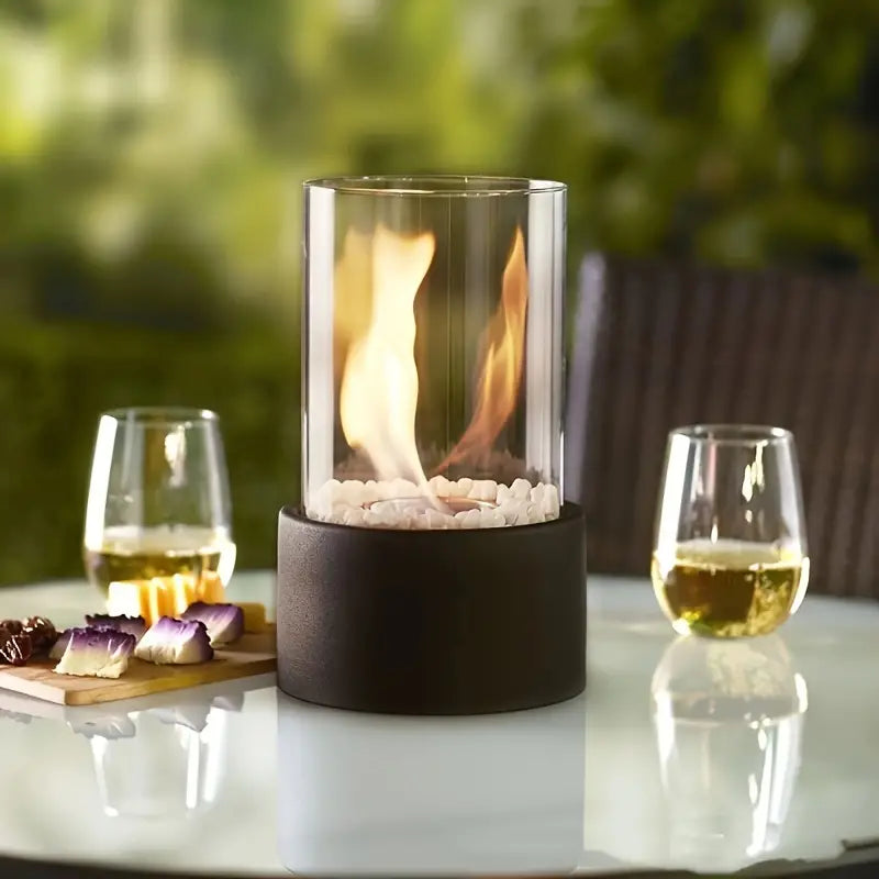 CosyFlame – Moderner Tischkamin mit echten Flammen & rauchfreier Bioethanol-Befeuerung