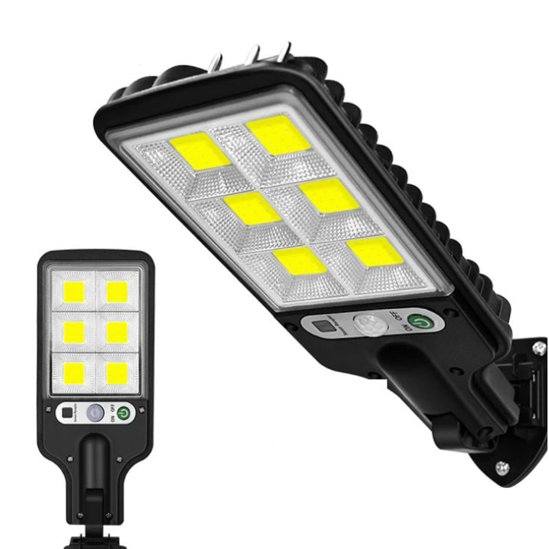 EcoBeam 600 – Solar-LED-Außenstrahler mit Bewegungssensor