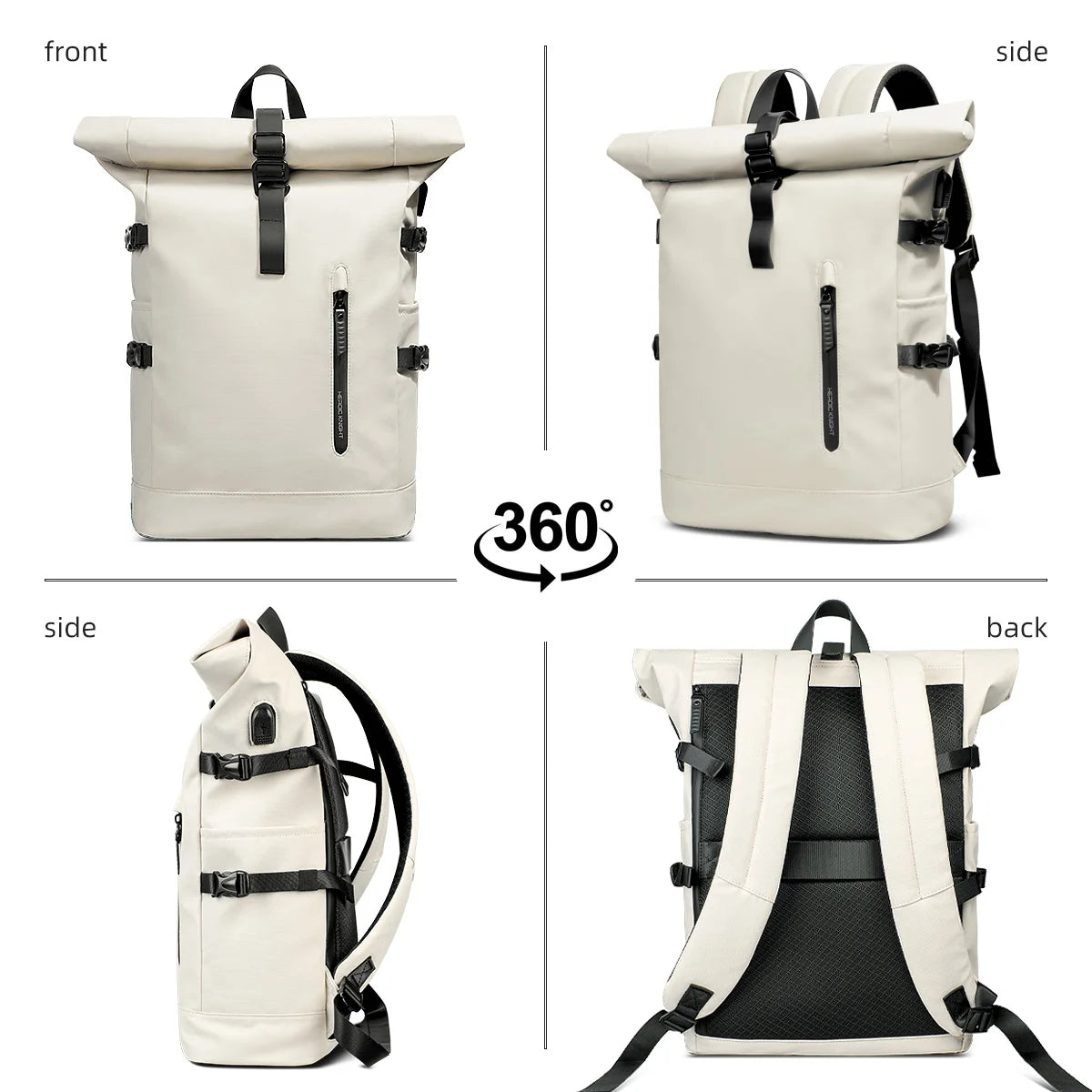 ROLLTRAIL – Erweiterbarer Rolltop-Rucksack mit Laptopfach & großem Volumen
