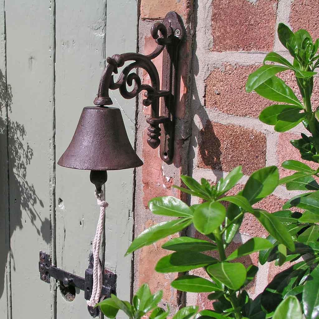 EUROVINT Bell – Klassische Gusseisen-Türklingel im Vintage-Stil für stilvolle Hauseingänge