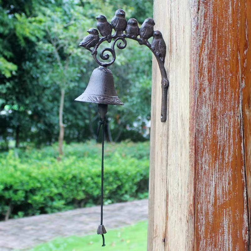 EUROVINT Bell – Klassische Gusseisen-Türklingel im Vintage-Stil für stilvolle Hauseingänge