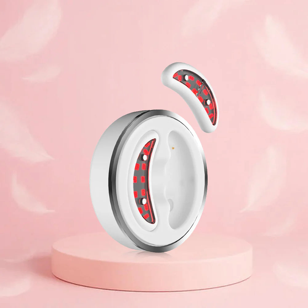 Radiant Pods – Luxuriöse Heimbehandlung für strahlende Augen mit Rotlicht & Mikroströmung