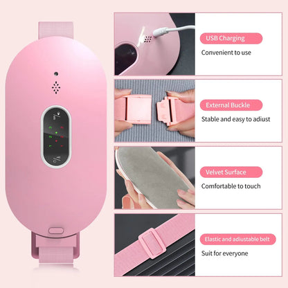 Relaxease - Tragbares Wärmekissen mit Massagefunktion für Menstruationskrämpfe-5