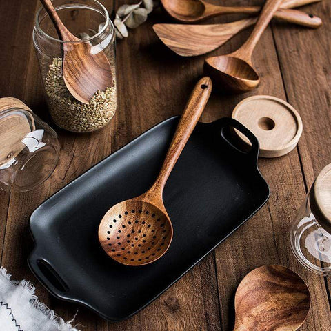 Teak Küchenutensilien Set für Ihre Küche-5