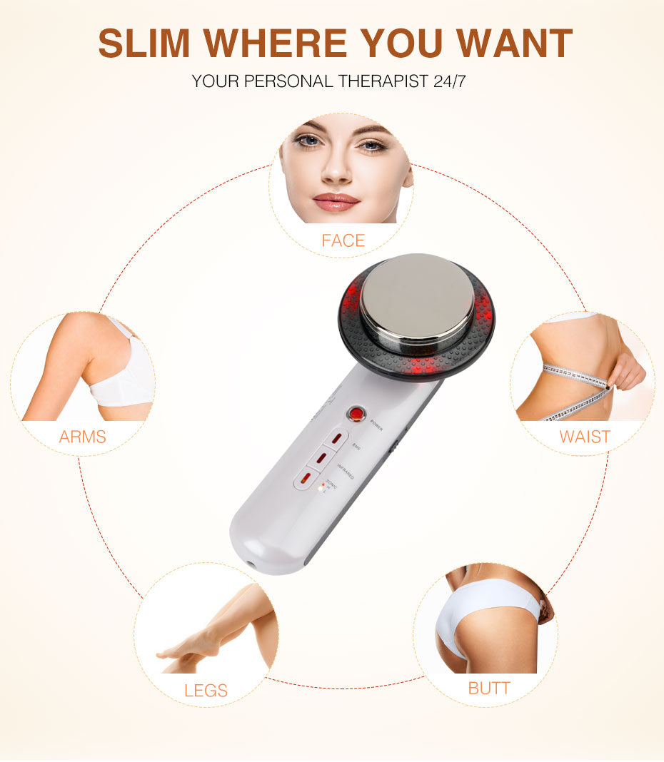 SlimShape - 3-in-1 Cellulite- und Fettbrenner mit EMS, Ultraschall und Infrarotlicht-4