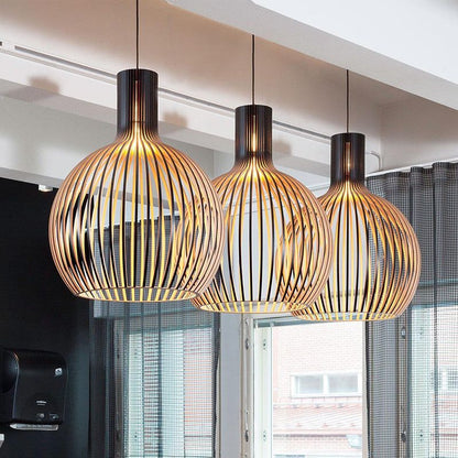 WoodArt Pendant – Handgefertigte Pendelleuchte aus Holz für warmes Ambiente
