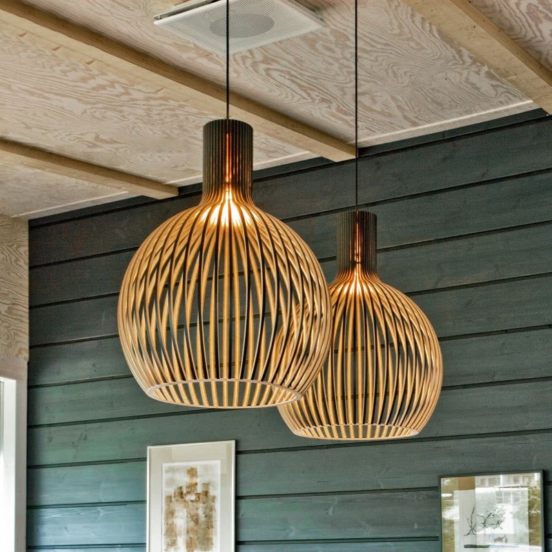 WoodArt Pendant – Handgefertigte Pendelleuchte aus Holz für warmes Ambiente