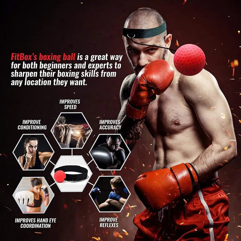 PunchPro Reflexball für Boxtraining - Verbessern Sie Reflexe und Koordination-5