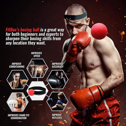 PunchPro Reflexball für Boxtraining - Verbessern Sie Reflexe und Koordination-5