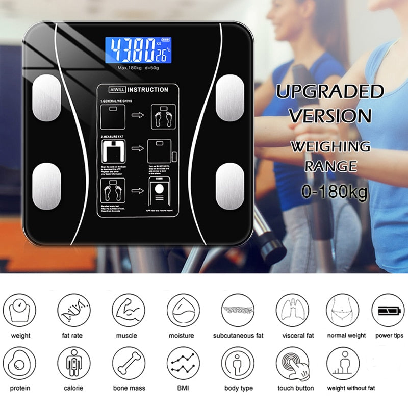 Fitscale Körperfettwaage mit App-Anbindung - 11 Messwerte für Ihre Gesundheit-4