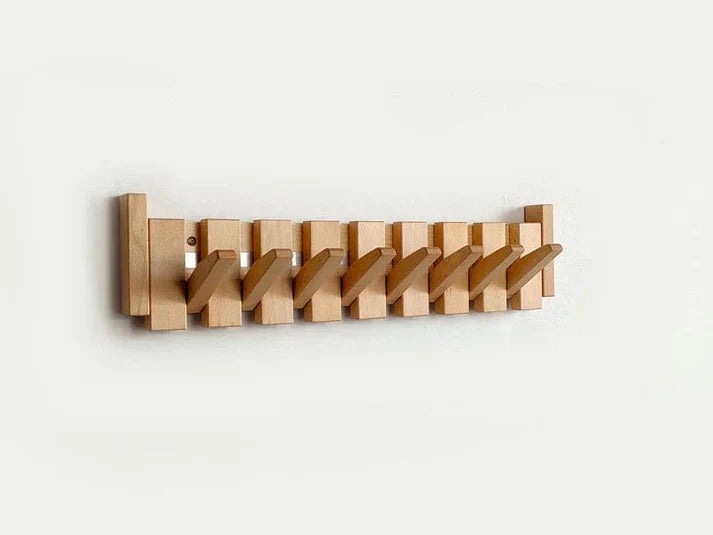 HARMONYCOAT Wall Rack – Künstlerische Wandgarderobe aus Holz im Klavierdesign für Flur & Wohnung
