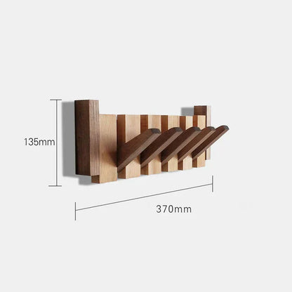 HARMONYCOAT Wall Rack – Künstlerische Wandgarderobe aus Holz im Klavierdesign für Flur & Wohnung