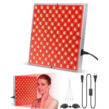 Lichttherapie Lampe - Infrarot Panel mit 225 LEDs für Hautverjüngung und Schmerzlinderung-1