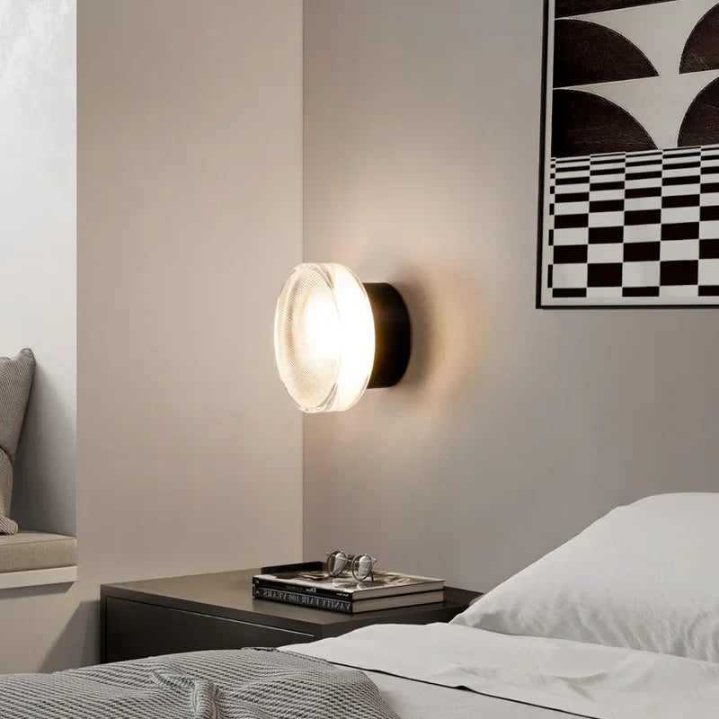 Wandleuchte Schwarz 30 cm 12W Aluminium LED-4