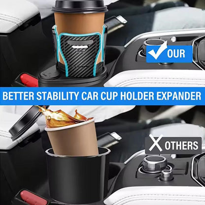 CUPSWIVEL – 360° drehbarer Auto-Becherhalter für Doppelgetränke