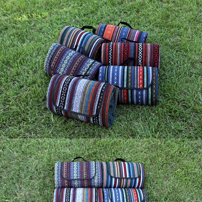 CAMPVIBE BLANKET – Wasserdichte Picknickmatte im Ethno-Stil für Camping & Outdoor-Komfort