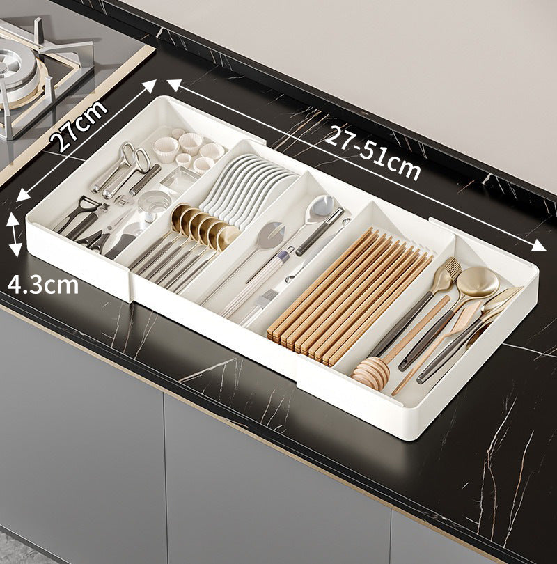 Variant image for Vielseitiger Küchenschubladen Organizer – Praktischer Küchen Organizer für Besteck und Utensilien-1