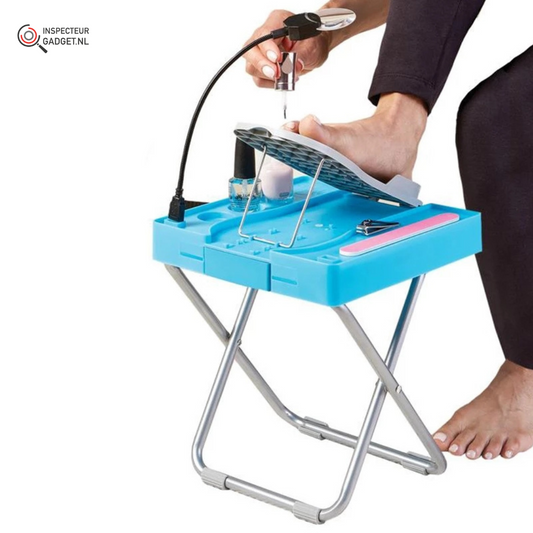 Pediluxe Pro - Faltbarer Pediküre Stuhl mit LED-Beleuchtung und Lüfter-1