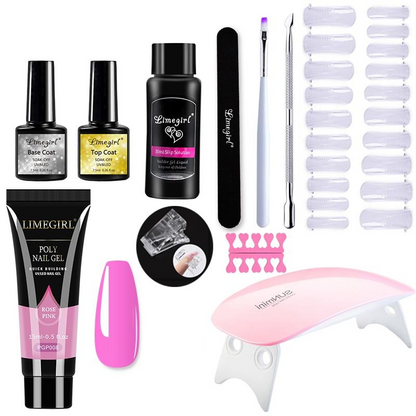 Variant image for Polygelpro Nagelset Gel - DIY Set für Perfekte Nägel mit UV-Lampe und Zubehör-4