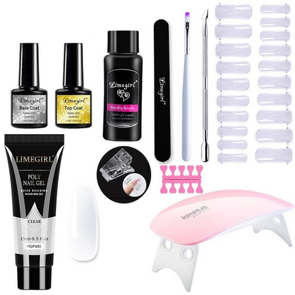 Variant image for Polygelpro Nagelset Gel - DIY Set für Perfekte Nägel mit UV-Lampe und Zubehör-2