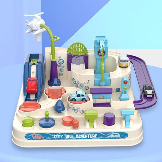 CityAdventure – Interaktives Stadtspielset mit Autos & Hubschrauber für Kinder ab 3 Jahren