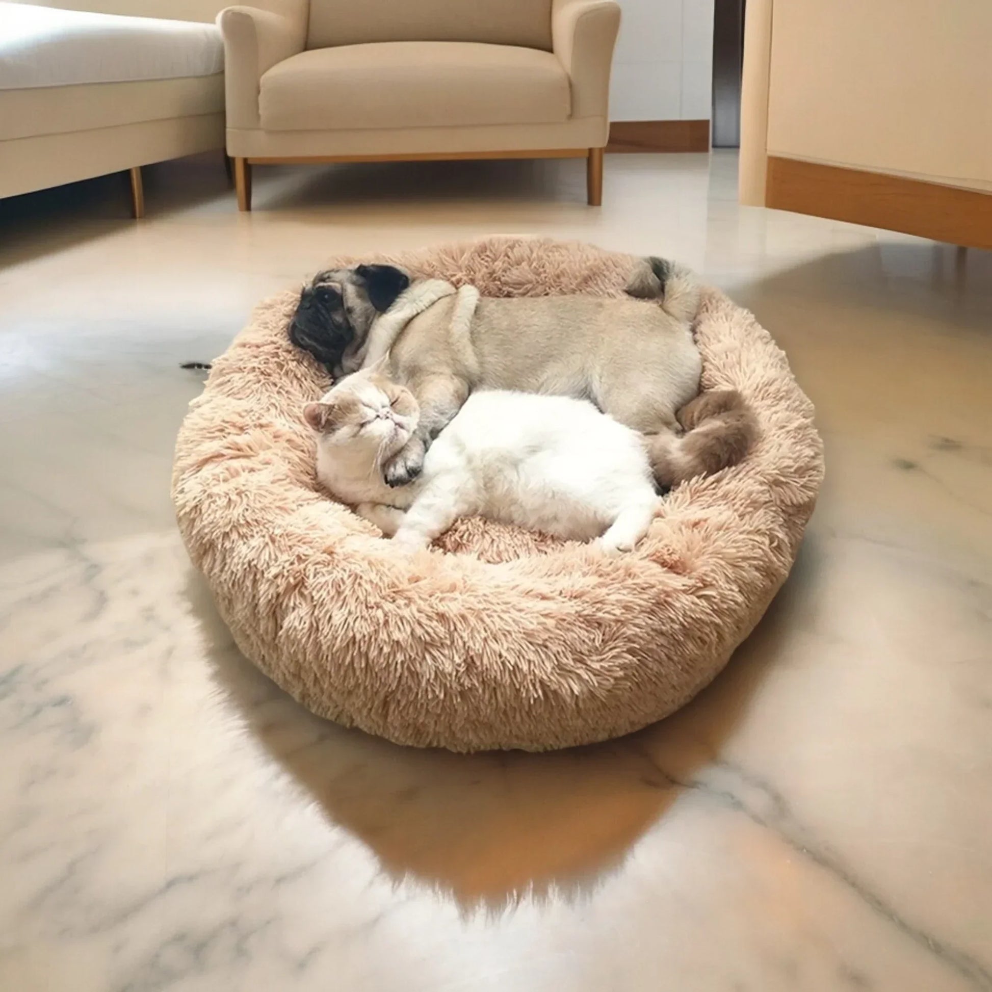 Beruhigendes Hundebett XXL – Gemütliches & Unterstützendes Design für Optimalen Komfort-2