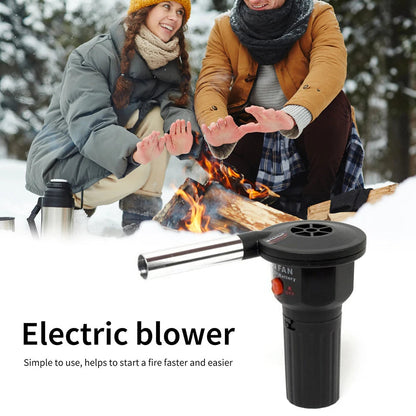 Portable Grill Blower – Tragbarer Feuerbalg aus Aluminium für schnelles Anzünden
