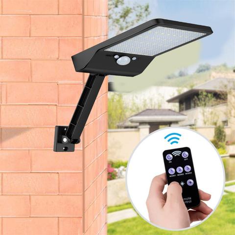LumiGuard Solarstrahler – LED-Außenlicht mit Bewegungssensor & Fernbedienung