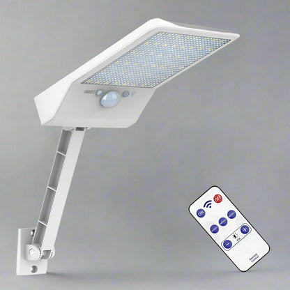 LumiGuard Solarstrahler – LED-Außenlicht mit Bewegungssensor & Fernbedienung