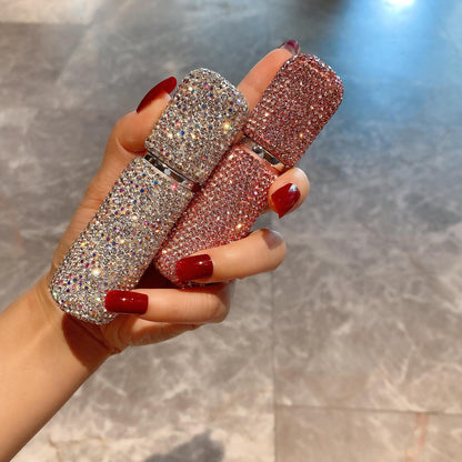 Kleine Parfümflasche - Nachfüllbare 10 ml Parfüm Flasche im Eleganten Diamantdesign-3