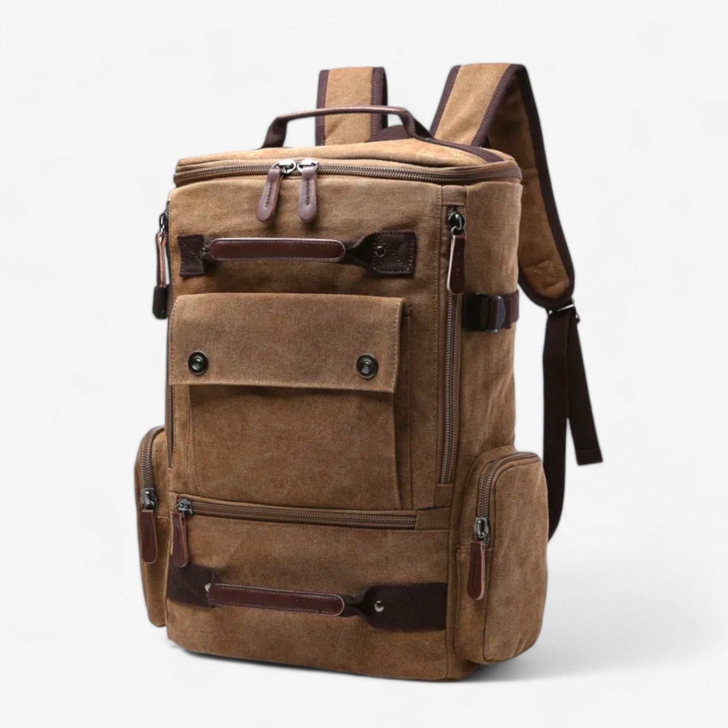 Variant image for Vintage Canvas Rucksack für Damen und Herren mit Laptopfach – Geräumig und Stilvoll für Schule und Alltag-5