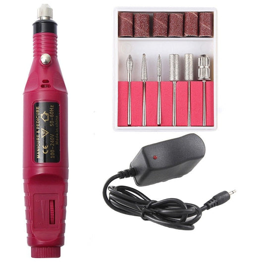 ProNail Expert - 6-in-1 Elektrisches Maniküre- und Pediküre-Set mit Einstellbarer Geschwindigkeit-1