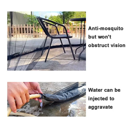 EcoShield Mosquito Net – Mückennetz für Sonnenschirme bis 4m mit Reißverschluss
